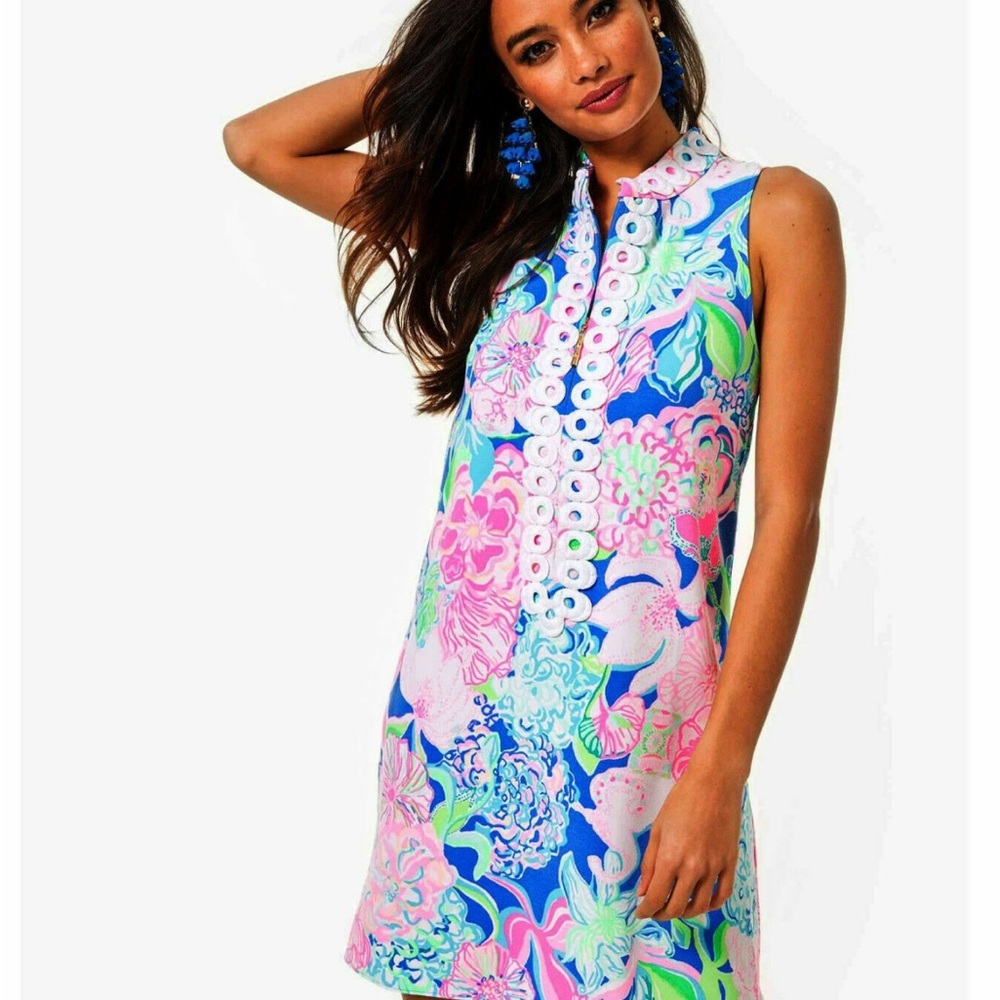 Lilly Pulitzer Colorful Floral Mini Dress
